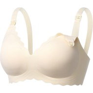 Momcozy YN46 Seamless Support Floral Bra Skin M - Nursing Bra