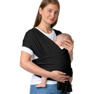 Momcozy Wrap Carrier Black - Baby carrier wrap