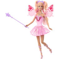 Barbie Fairy with colourful transformation in pink outfit - Doll
