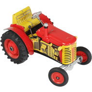 Kovap Zetor tractor on key red - Metal Model