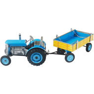Kovap Tractor Zetor with keyed roller blue - Metal Model