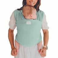 Babylonia Tricot-Slen Organic Sage Green - Baby carrier wrap