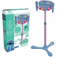 Lexibook Stitch Stand with 2 microphones with voice effects, lights and speaker - Children’s Microphone