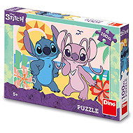 Dino Stitch on the beach XL - Jigsaw Puzzle