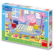 Dino Peppa Pig: The Artist - Jigsaw Puzzle