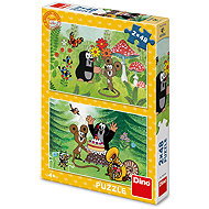 Dino Mole: Celebration 2 × 48 pieces - Jigsaw Puzzle