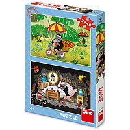 Dino Mole's Day 2 × 48 pieces - Jigsaw Puzzle
