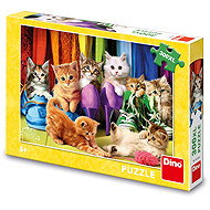 Dino colourful kittens XL - Jigsaw Puzzle