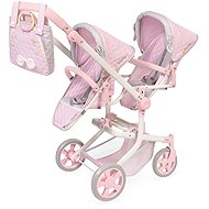 DeCuevas 90875 Folding stroller for twin dolls with bag Sophie 2025 - 91 cm - Doll Stroller