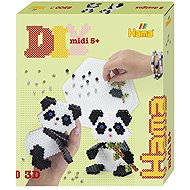 Hama 3D Panda midi gift set - Perler Beads