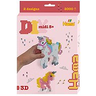 Hama Gift Box Unicorns midi - Perler Beads