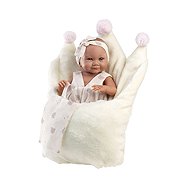 Llorens 73814 New Born baby girl - realistic baby with all-vinyl body - 40 cm - Doll