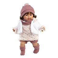 Llorens 42162 Carla - realistic doll with sounds and soft fabric body - 42 cm - Doll
