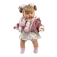 Llorens 42286 Alexandra - realistic doll with sounds and soft fabric body - 42 cm - Doll