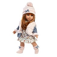 Llorens 53555 Nicole - realistic doll with soft fabric body - 35 cm - Doll