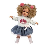 Llorens 53557 Elena - realistic doll with soft fabric body - 35 cm - Doll