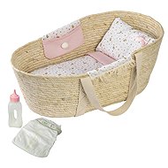 Llorens 201 - Moses basket with linen and accessories - Doll Accessory