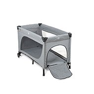 BabyTrold Rejseseng with wheels grey - Travel Bed