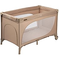 BabyTrold Rejseseng with wheels sand - Travel Bed