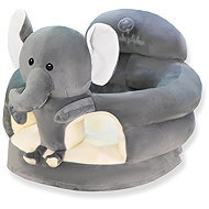 SCAMP Baby Support Seat Grey Elephant - Children's Seat