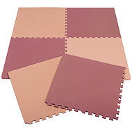 BabyTrold Big Mat rose/dusty rose - Foam Puzzle