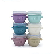 Melii Food Cups Snap&Go 59 ml Luxe Pastel 6 pcs - Food Container Set
