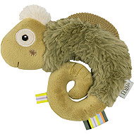 Baby Fehn Soft Ring Chameleon Crazy - Baby Rattle