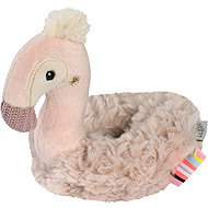 Baby Fehn Soft Ring Flamingo Pink - Baby Rattle
