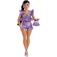 Barbie deluxe model with purple shorts - Doll