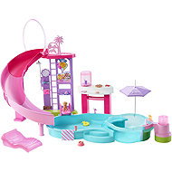 Barbie Dream Pool, slide, whirlpool and accessories for summer - Doll Accessory