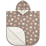 Lässig Beach Poncho wild cats choco - Children's Bath Towel