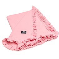 T-tomi muszlin takaró fodorral, Pink - Pléd