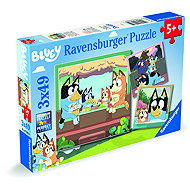 Ravensburger 056859 Bluey 3 × 49 pieces - Jigsaw Puzzle