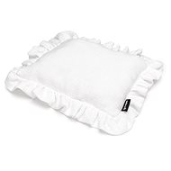T-TOMI Muslin Cushion with Ruffle White - Pillow