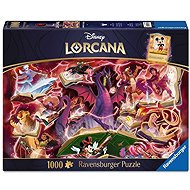 Ravensburger 120016243 Disney Lorcana - Glimmers of the Realm: Ruby - Jigsaw Puzzle