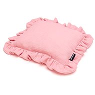 T-TOMI Muslin cushion with ruffle Pink - Pillow