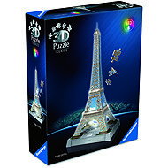 Ravensburger 120080244 Iconics: Eiffel Tower (Night Edition) - 3D Puzzle