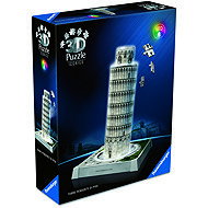 Ravensburger 120080282 Iconics: Leaning Tower of Pisa (Night Edition) - 3D Puzzle