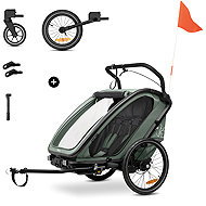 Hauck Bike N Walk Duo 3in1 dark green - Child Bicycle Trailer