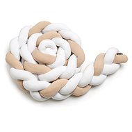 T-tomi Knitted mantilla 220 cm, white + beige - Crib Bumper