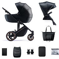Kinderkraft Prime 2 2in1 Black - Baby Buggy