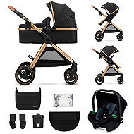 Kinderkraft Esme 3in1 Pure Black - Baby Buggy