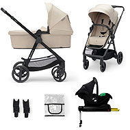 Kinderkraft Newly Classic 4in1 Beige + Mink Pro - Baby Buggy