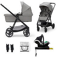 Kinderkraft Newly Classic 4in1 Grey + Mink Pro - Baby Buggy