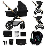 Kinderkraft Moov 2 3in1 Pure Black - Baby Buggy