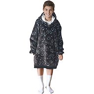 Cozy Noxxiez PC player print - warm TV sweatshirt blanket 7 - 12 years - Wearable Blanket