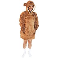 Cozy Noxxiez Kapybara - warm TV sweatshirt blanket for teens and adults - Wearable Blanket