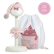 Llorens M26-314 baby doll outfit New Born size 26 cm with accessories - Toy Doll Dress