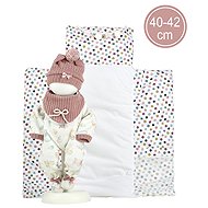 Llorens M738-88 doll outfit baby New Born size 40-42 cm with accessories - Toy Doll Dress