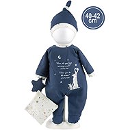 Llorens M741-12 doll outfit baby New Born size 40-42 cm with accessories - Toy Doll Dress